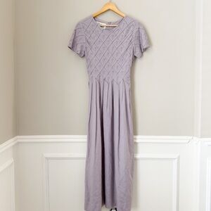 Sarah Elizabeth Vintage dress size 8 lavender purple beaded tie back
